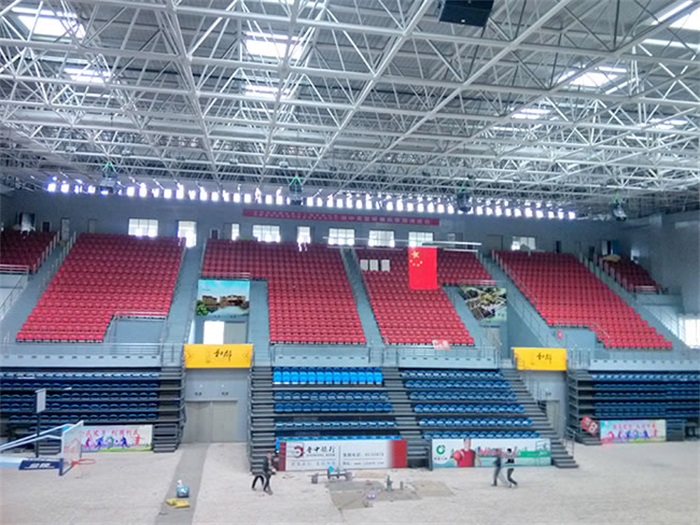 汕尾电厂体育馆网架加工